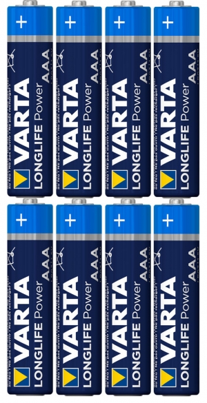 Pile VA LONGLIFE POWER LR03 AAA POTLOOD KRT A 8