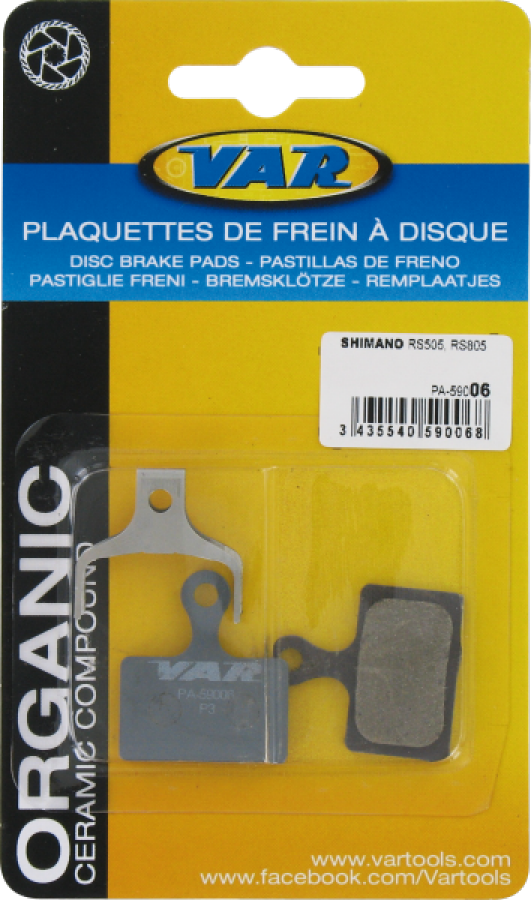 Plaquettes de freins VAR RS505, RS805