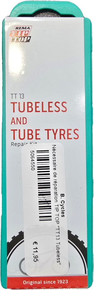 Nécessaire de réparation TIP TOP "TT13 Tubless"