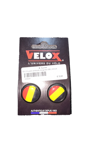 VELOX paire bouchons de guidon BELGIQUE
