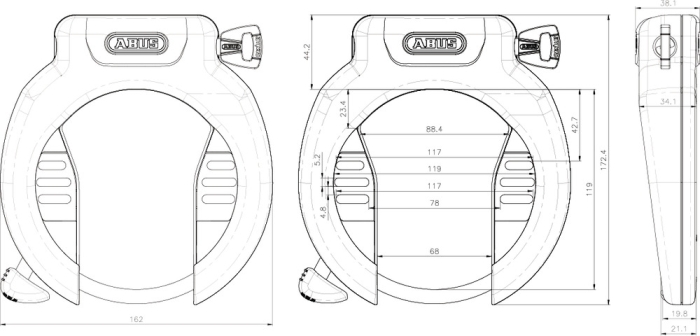 Cadenas de cadre ABUS 4750X