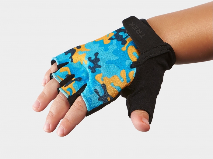 Gants Trek Kids L/XL (7-10) Blue/Gold Camo