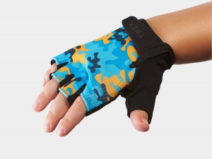 Gants Trek Kids L/XL (7-10) Blue/Gold Camo