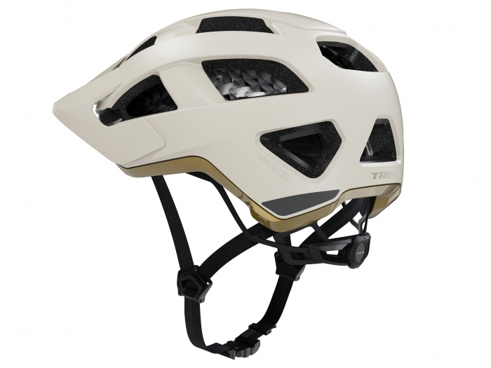 Casque Trek Quantum WaveCel Medium Era White/Gold CE