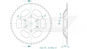 BTB 2 3/4 -16 36B TT VRM186 VEE RUBBER