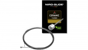 Photo de NIRO GLIDE CERAMIC TURBO DERAILLEUR CABLE 4500 MM