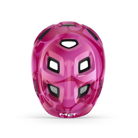 Casque MET HOORAY PINK HEARTS S