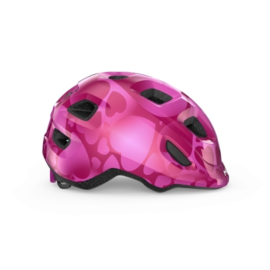 Casque MET HOORAY PINK HEARTS S