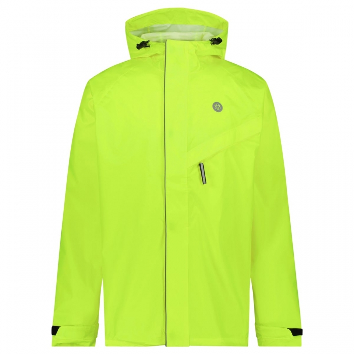 Agu passat basic rain jacket essential neon yellow