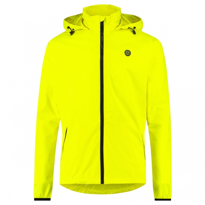 Agu go rain jacket essential neon yellow m