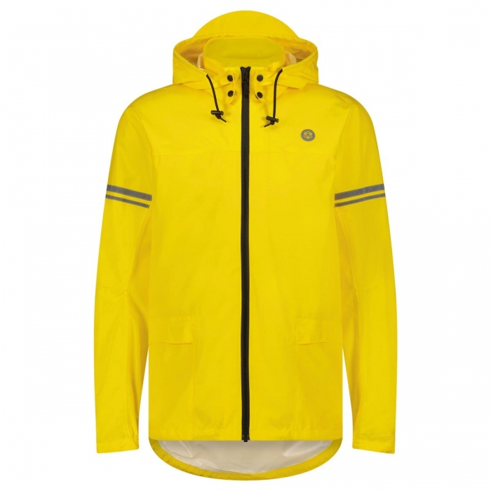 Agu original rain jacket essential yellow m